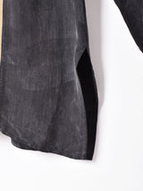 バイカラー 長袖シャツ