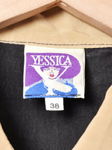 バイカラー 長袖シャツ