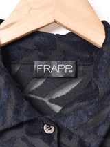 シースルー デザイン 半袖シャツ