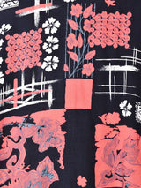 総柄 長袖シャツ