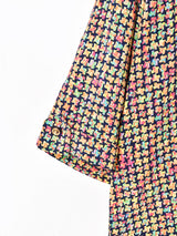 マルチカラー 総柄 半袖 オープンカラーシャツ