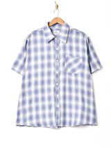 【3色展開】Backers 半袖 シャドウチェックシャツ