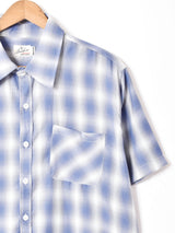 【3色展開】Backers 半袖 シャドウチェックシャツ