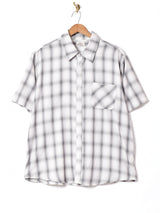 【3色展開】Backers 半袖 シャドウチェックシャツ