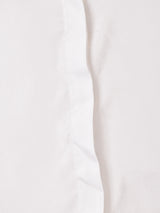 カットワークカラー 長袖ブラウス