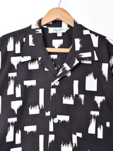 【2色展開】Backers 総柄 半袖 開襟シャツ