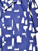 【2色展開】Backers 総柄 半袖 開襟シャツ