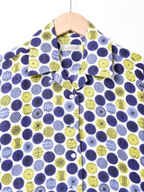 Emerald Motel ドット柄 半袖 開襟シャツ