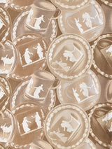 コーヒーカップ柄 長袖シャツ