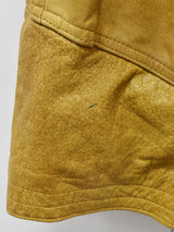 フード付き レザーコート