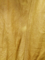 フード付き レザーコート