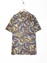 リーフ柄 ハワイアンシャツ