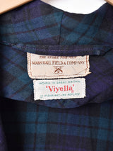 チェック柄ガウン