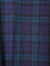 チェック柄ガウン