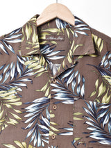 リーフ柄 ハワイアンシャツ