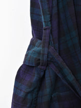 チェック柄ガウン