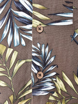 リーフ柄 ハワイアンシャツ