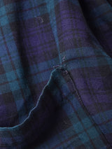 チェック柄ガウン