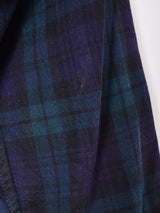 チェック柄ガウン