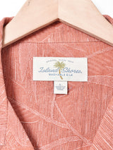 織柄 ハワイアンシャツ