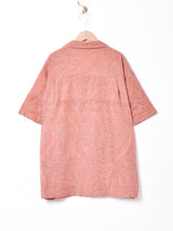 織柄 ハワイアンシャツ