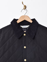 【2色展開】Backers コーデュロイ襟 キルティングジャケット