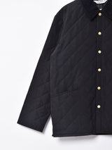 【2色展開】Backers コーデュロイ襟 キルティングジャケット