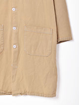 パッチ付き 後染め ショップコート