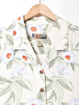 花柄 ハワイアンシャツ