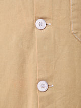 パッチ付き 後染め ショップコート