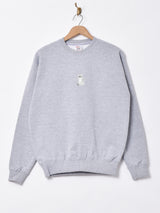 【3色展開】 キャット刺繍 スウェットシャツ