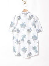 ヤシの木柄 ハワイアンシャツ