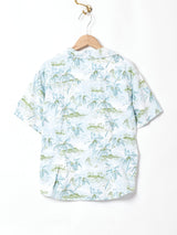 L.L.Bean リゾート柄 ハワイアンシャツ