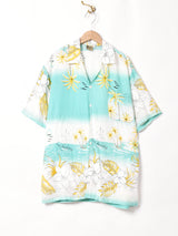 リゾート柄 ハワイアンシャツ