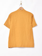 【4色展開】TEMPTATIONピーチスキン 半袖 チャイナシャツ