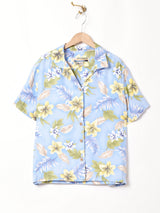 花柄 ハワイアンシャツ