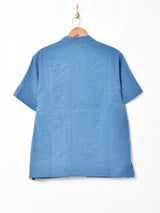 【4色展開】TEMPTATIONピーチスキン 半袖 チャイナシャツ