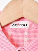 総柄 長袖 チロルシャツ