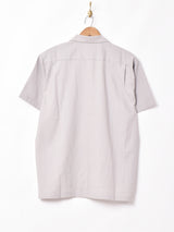 【3色展開】TEMPTATIONラインデザイン オープンカラー 半袖シャツ