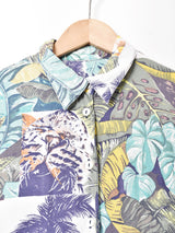 総柄 半袖シャツ