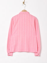 総柄 長袖 チロルシャツ