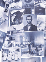 TEMPTATIONモノクロ フォトプリント オープンカラー半袖シャツ