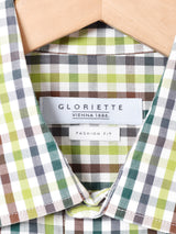 チェック柄 長袖 チロルシャツ