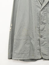 パッチ付き ワークジャケット