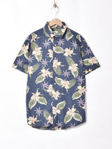 花柄 ハワイアンシャツ