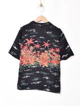 フランス製 リゾート柄 ハワイアンシャツ