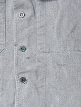 スイス軍 グリーンデニム ワークジャケット