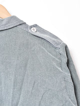 スイス軍 グリーンデニム ワークジャケット