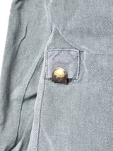 スイス軍 グリーンデニム ワークジャケット