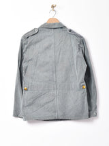 スイス軍 グリーンデニム ワークジャケット